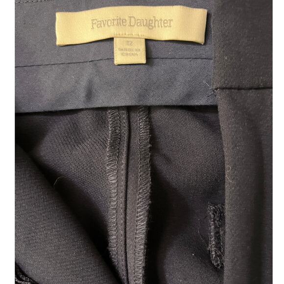 Favorite Daughter The Favorite Pant Tailored Slacks Navy Size 12 NWT - Picture 6 of 7